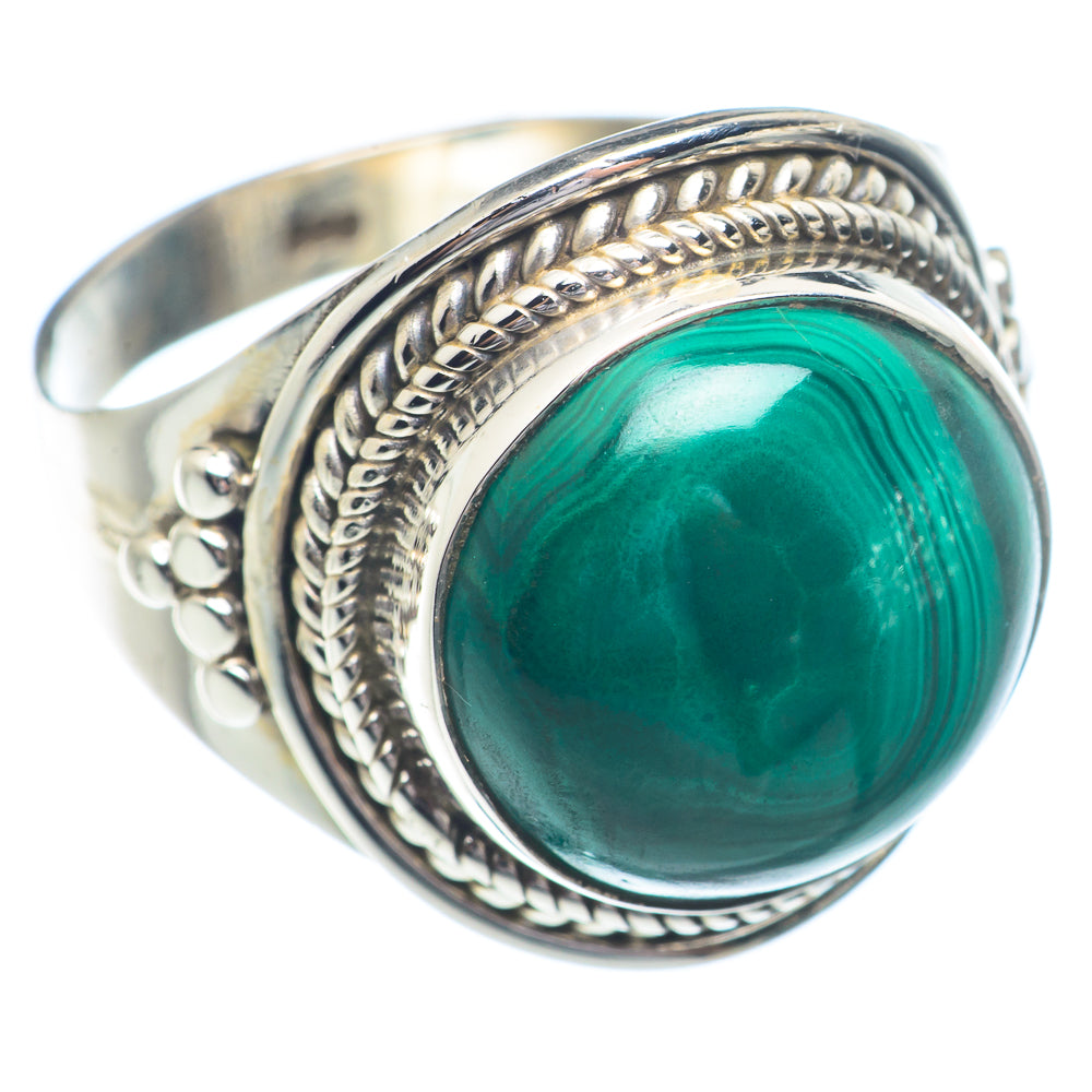 Malachite Rings handcrafted by Anasilvercos - RING72312