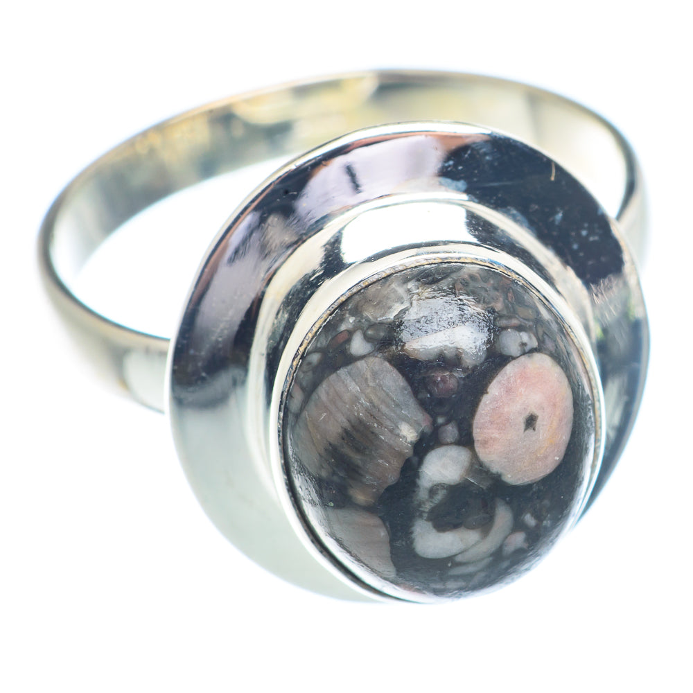 Crinoid Fossil Rings handcrafted by Anasilvercos - RING72318