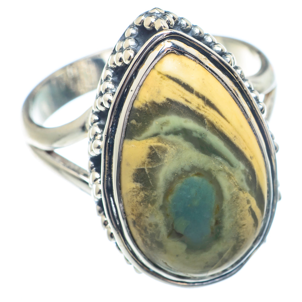 Willow Creek Jasper Rings handcrafted by Anasilvercos - RING72319