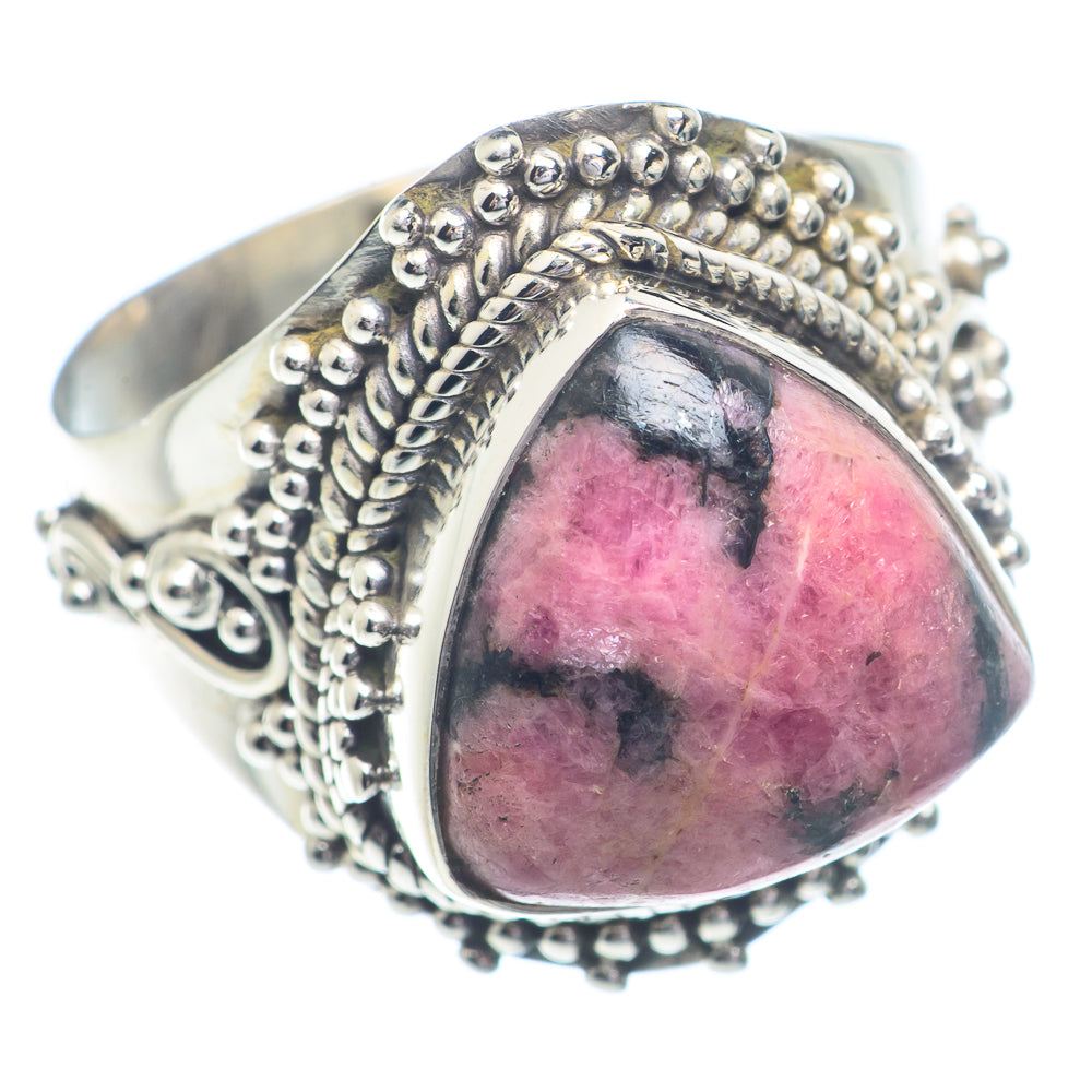 Rhodonite Rings handcrafted by Anasilvercos - RING72324