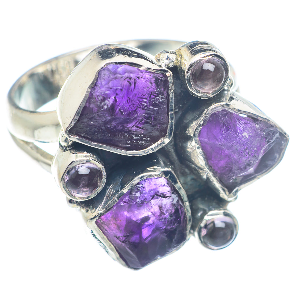 Amethyst Rings handcrafted by Anasilvercos - RING72328