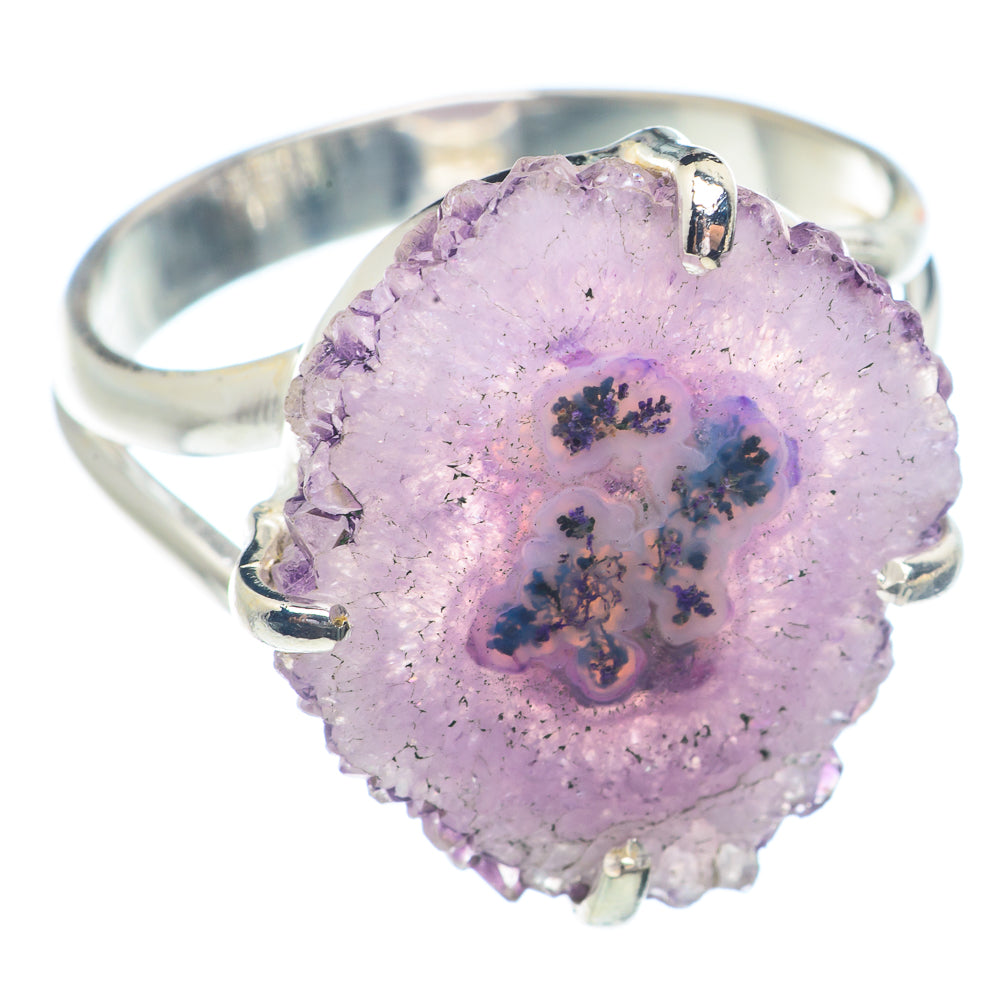 Amethyst Stalactite Rings handcrafted by Anasilvercos - RING72329