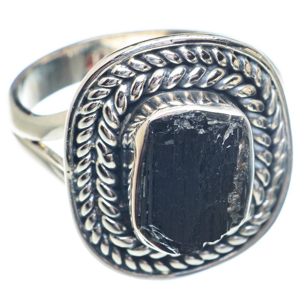 Black Tourmaline Rings handcrafted by Anasilvercos - RING72333