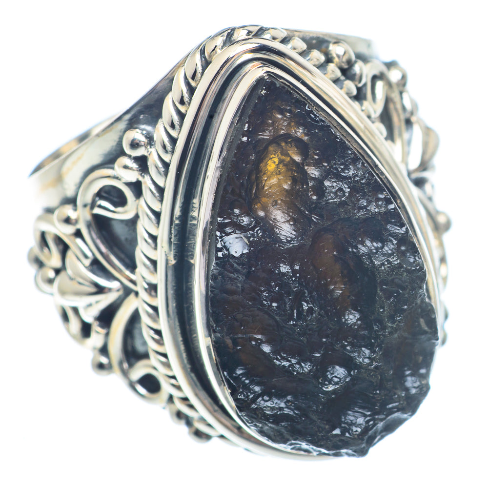 Tektite Rings handcrafted by Anasilvercos - RING72334 - Photo 2