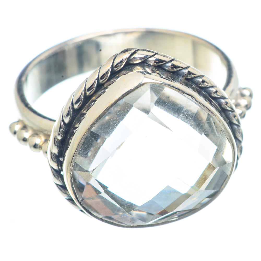 White Quartz Rings handcrafted by Anasilvercos - RING72339