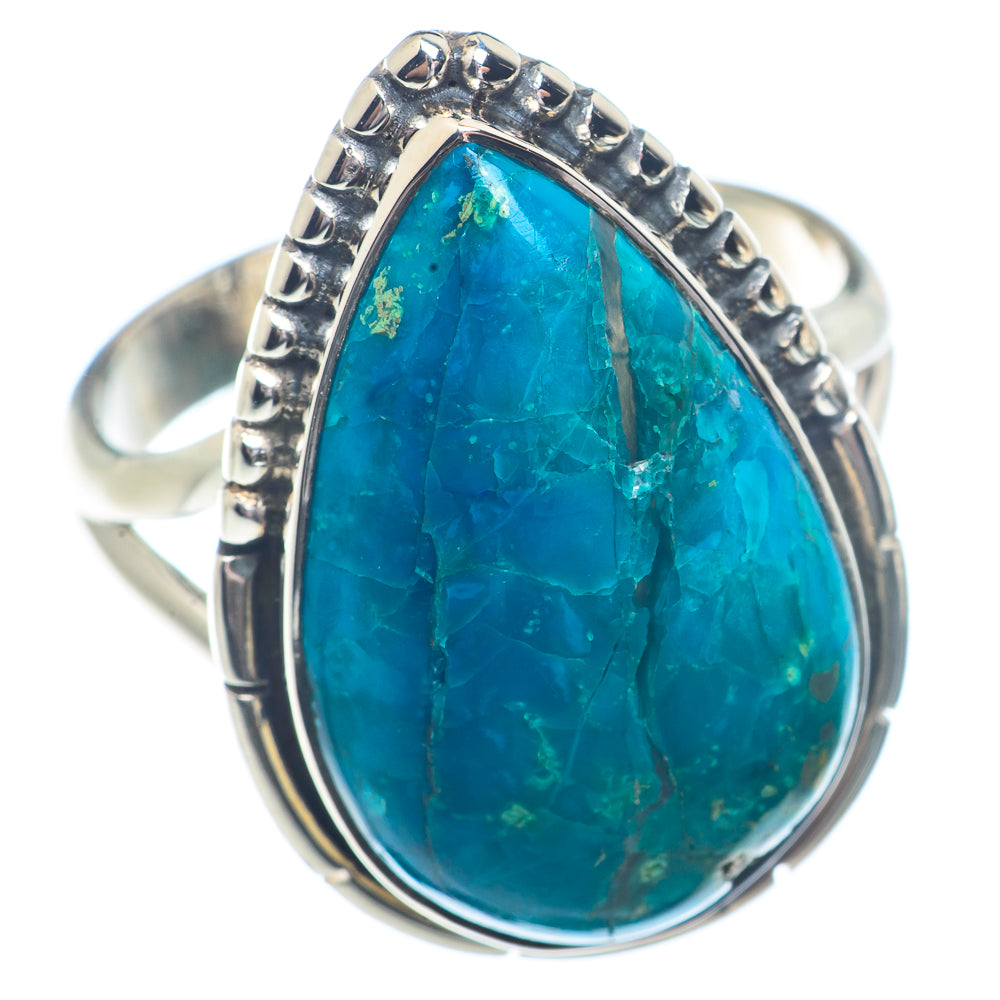 Chrysocolla Rings handcrafted by Anasilvercos - RING72348