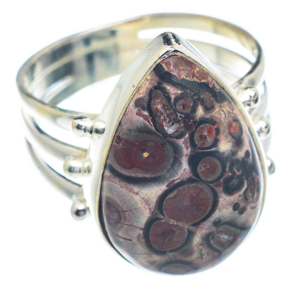 Poppy Jasper Rings handcrafted by Anasilvercos - RING72356