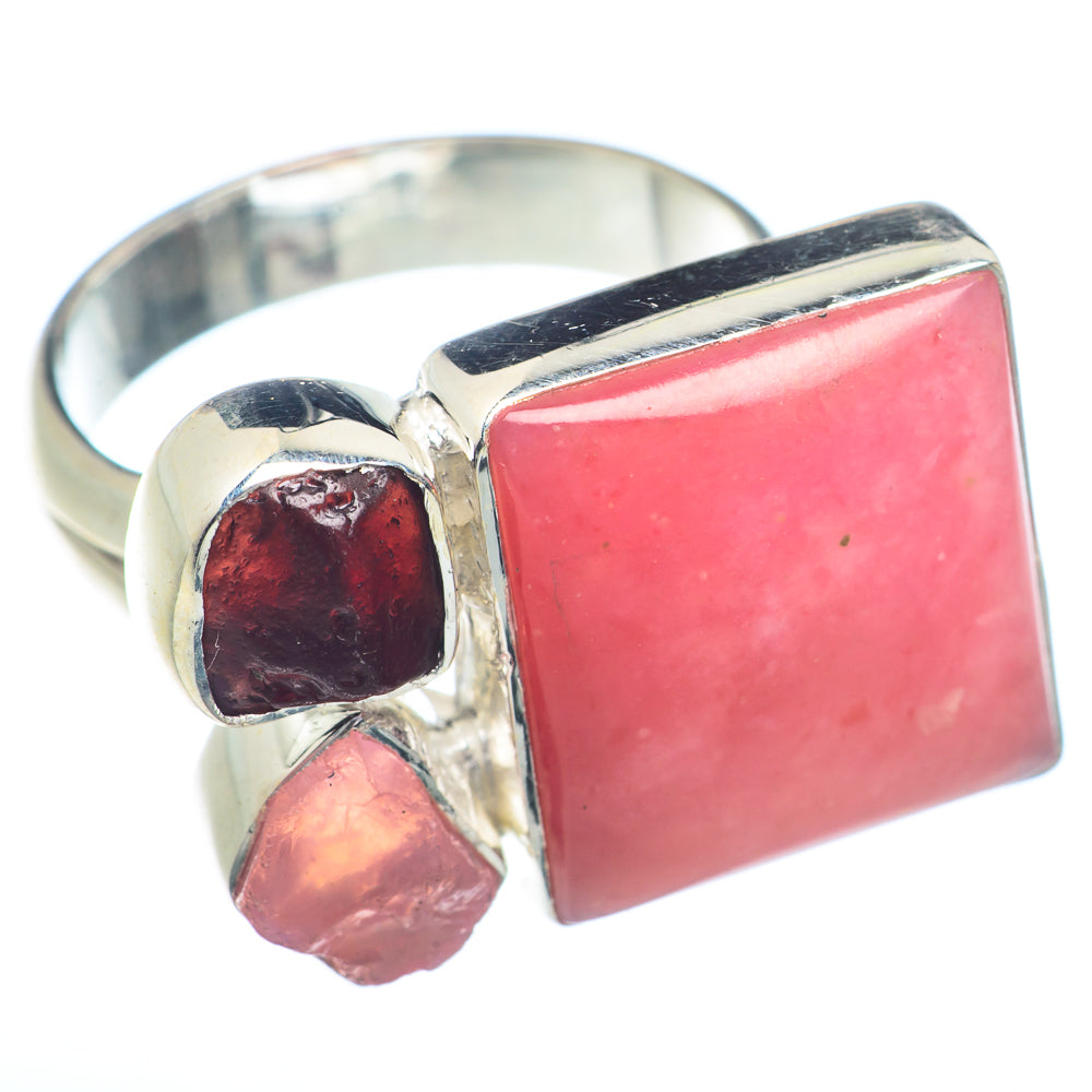 Pink Opal Rings handcrafted by Anasilvercos - RING72360