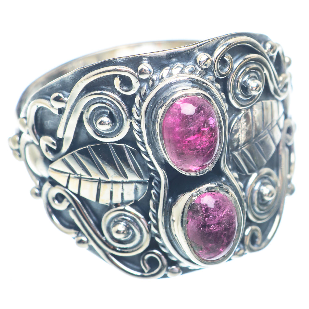 Pink Tourmaline Rings handcrafted by Anasilvercos - RING72364