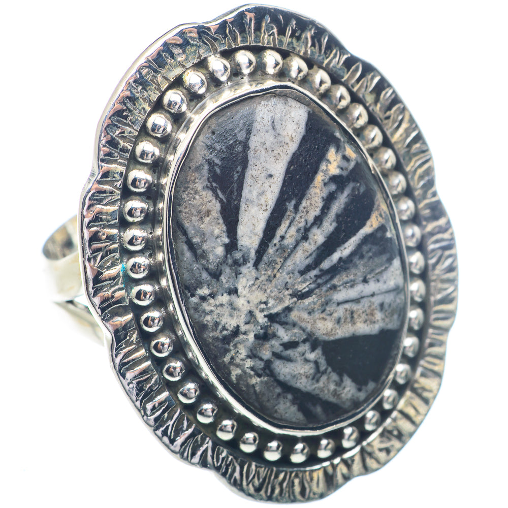 Chrysanthemum Stone Rings handcrafted by Anasilvercos - RING72390