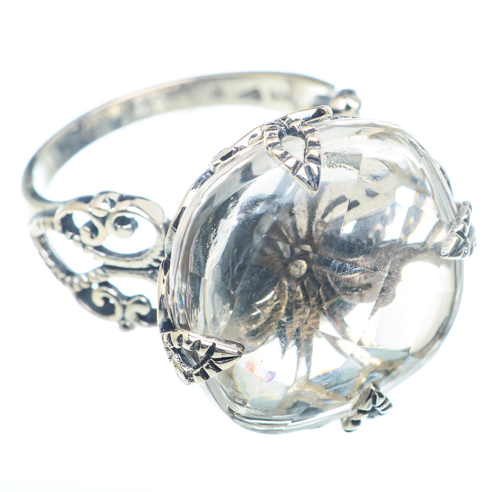 White Quartz Rings handcrafted by Anasilvercos - RING72398
