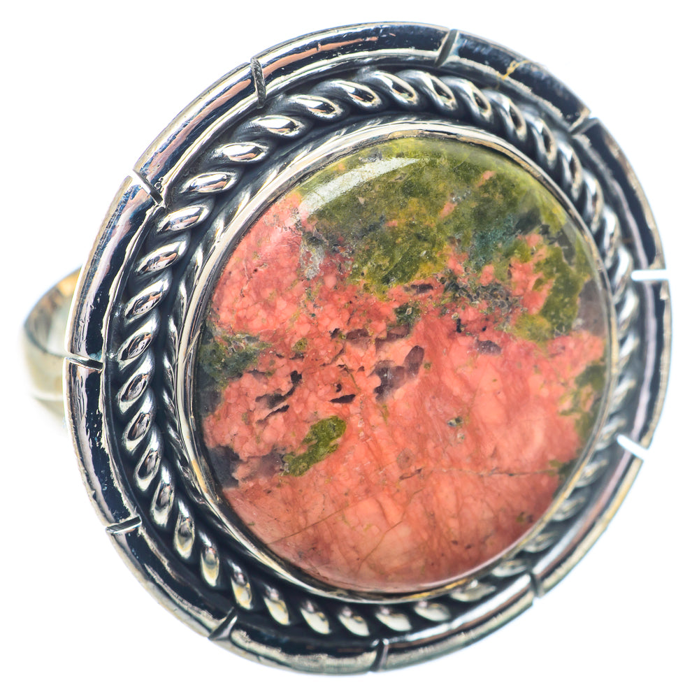 Unakite Rings handcrafted by Anasilvercos - RING72401