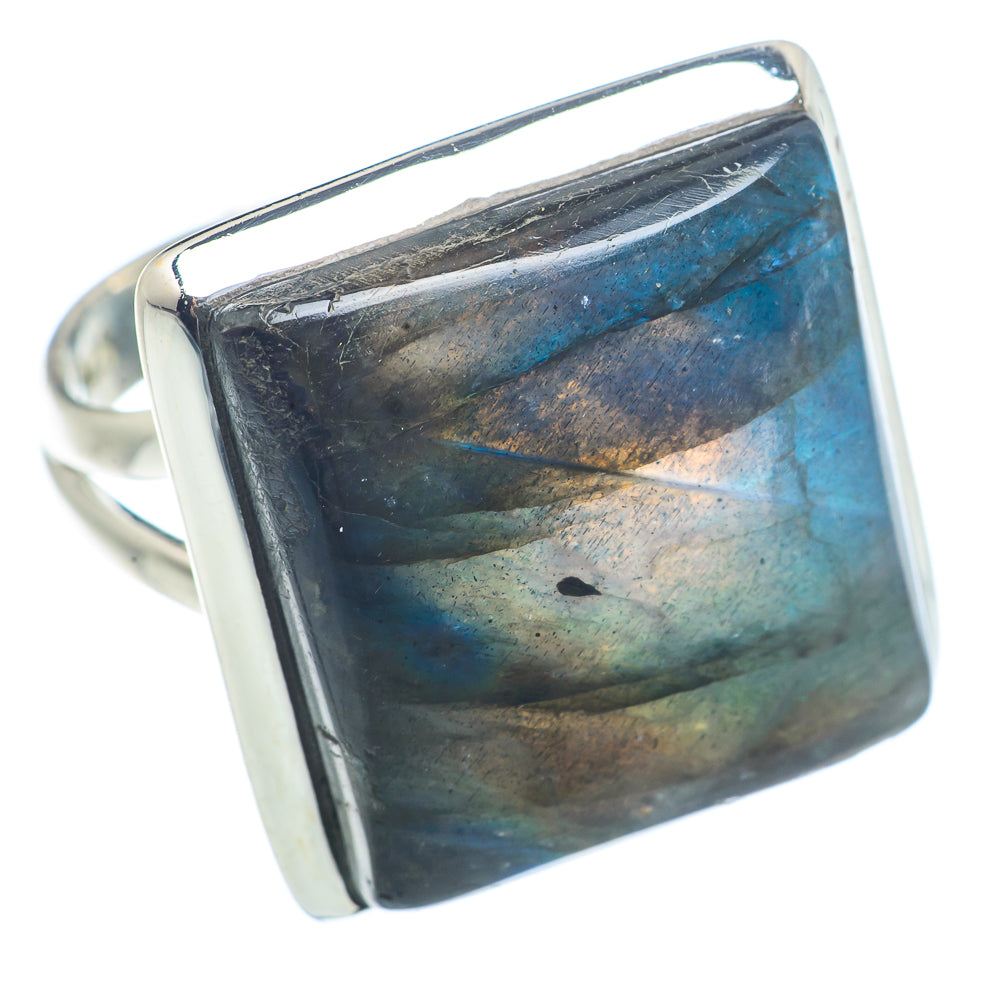 Labradorite Rings handcrafted by Anasilvercos - RING72409