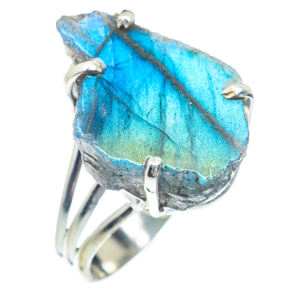 Labradorite Rings handcrafted by Anasilvercos - RING72410