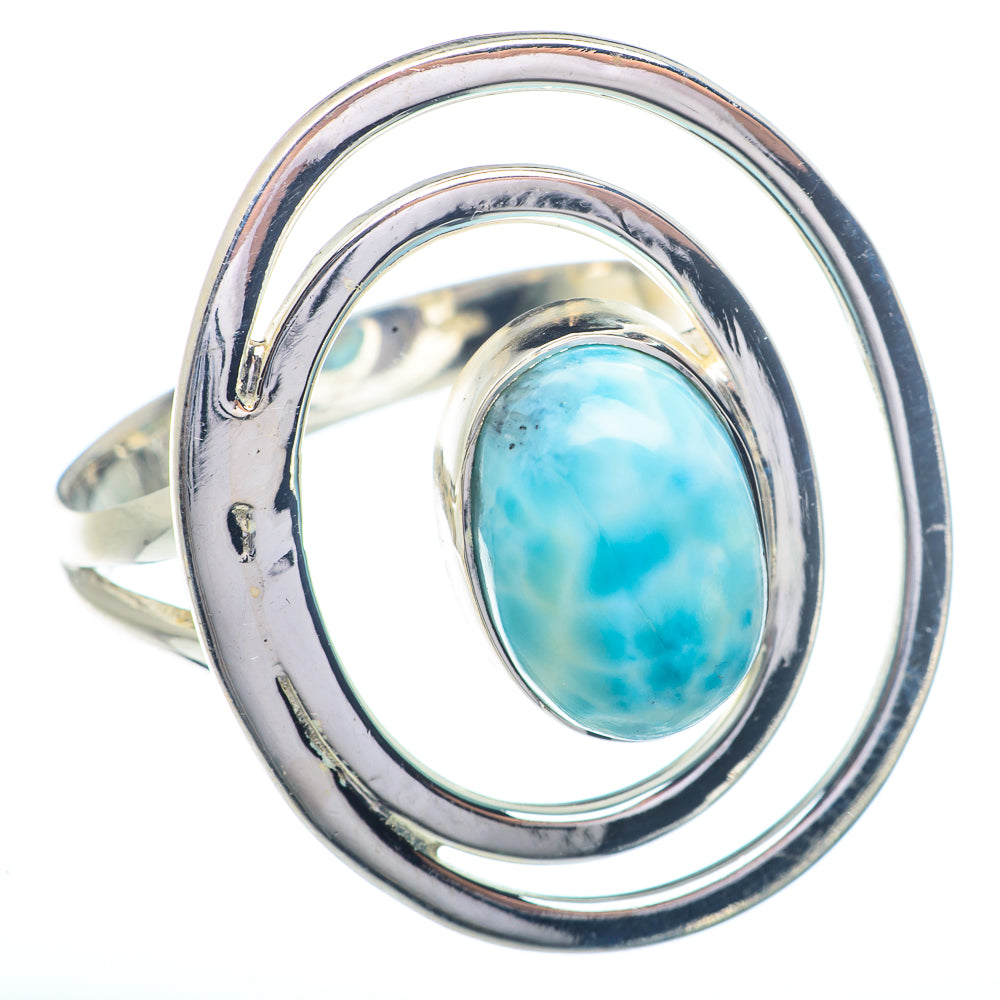 Larimar Rings handcrafted by Anasilvercos - RING72413