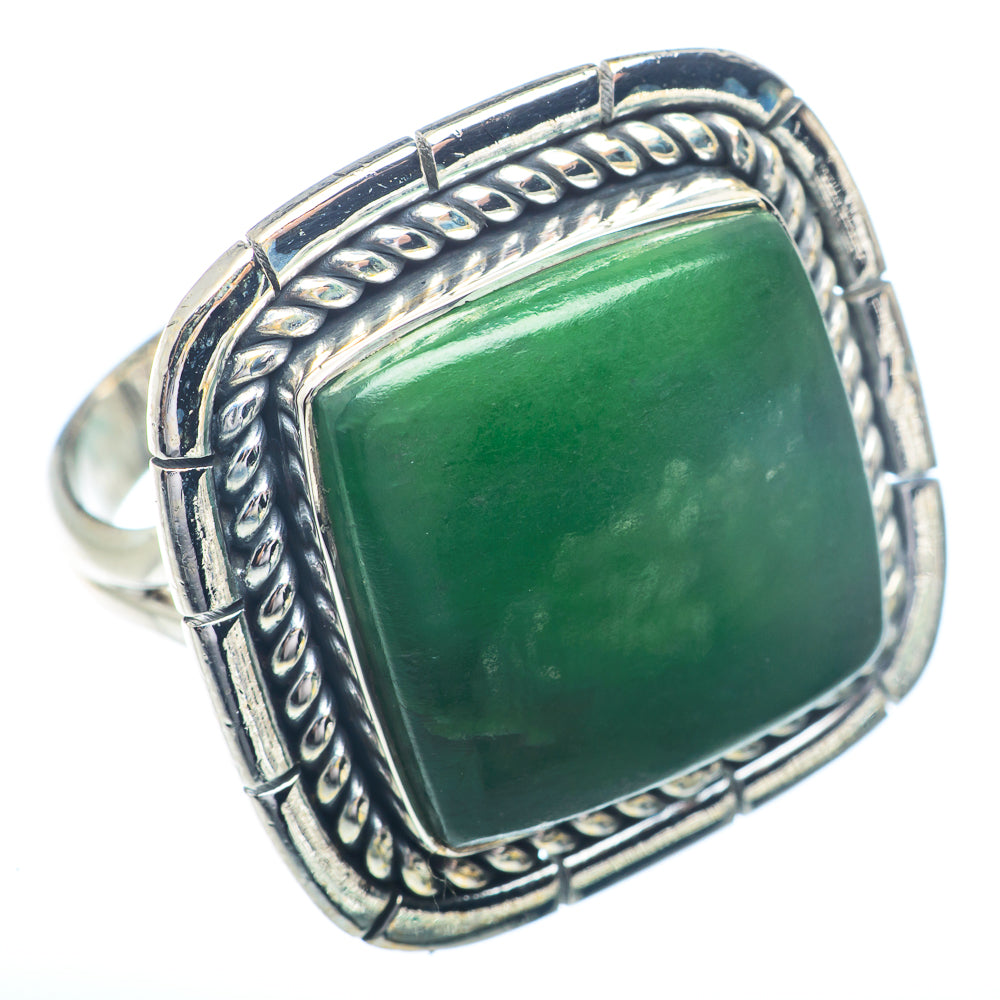 Nephrite Jade Rings handcrafted by Anasilvercos - RING72422