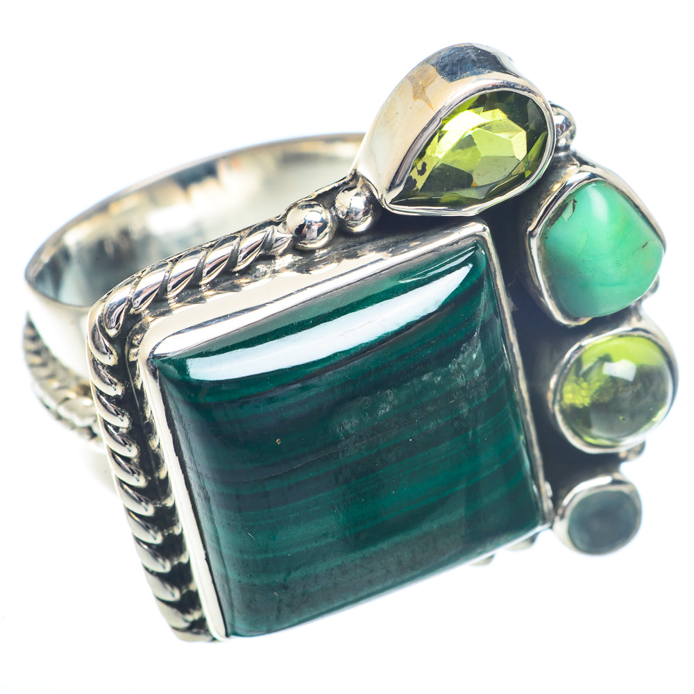 Malachite Rings handcrafted by Anasilvercos - RING72424
