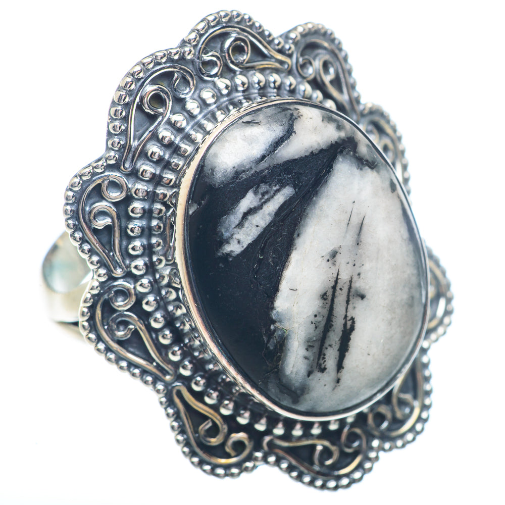 Chrysanthemum Stone Rings handcrafted by Anasilvercos - RING72441