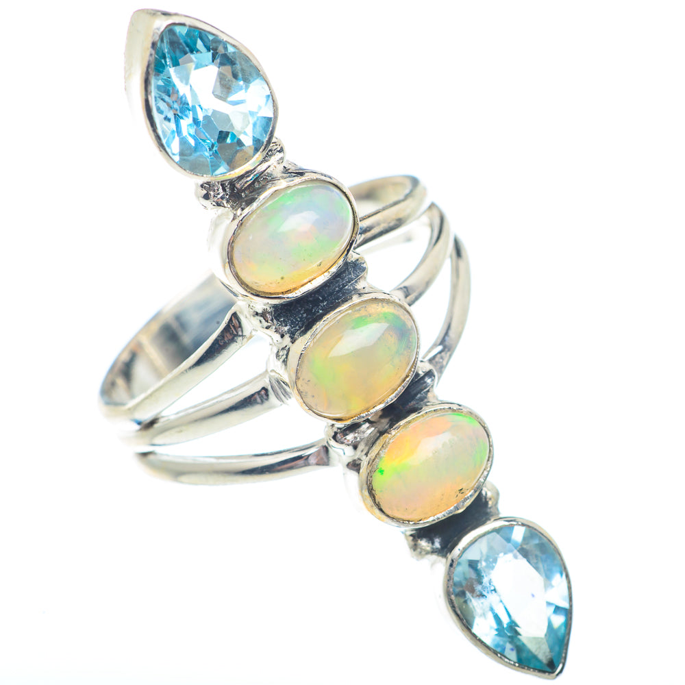 Ethiopian Opal Rings handcrafted by Anasilvercos - RING72447