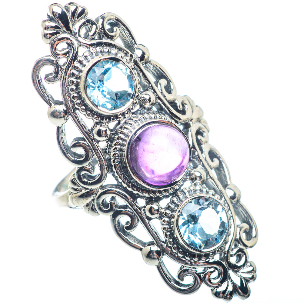 Amethyst Rings handcrafted by Anasilvercos - RING72453