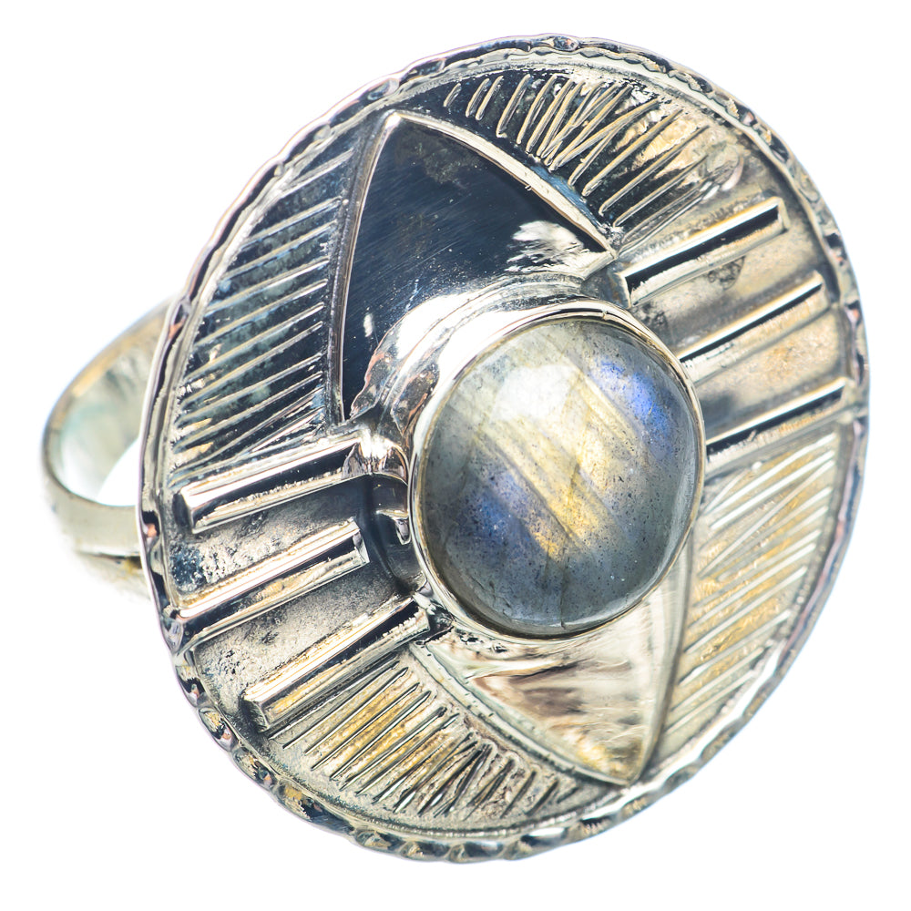 Labradorite Rings handcrafted by Anasilvercos - RING72456