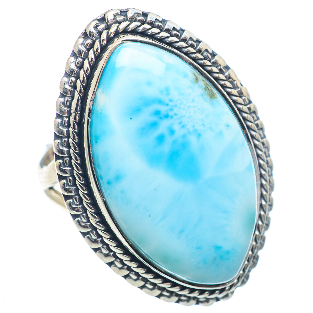Larimar Rings handcrafted by Anasilvercos - RING72459