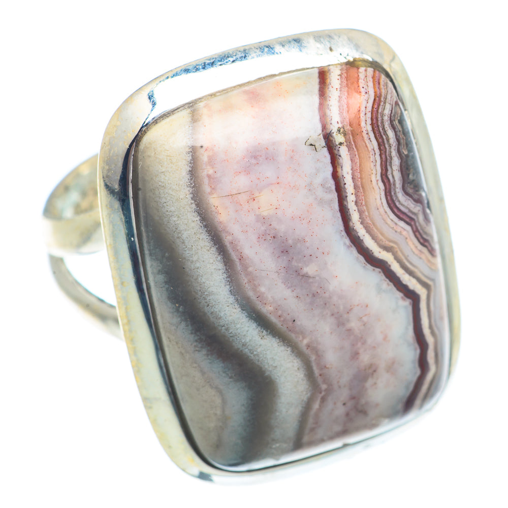 Botswana Agate Rings handcrafted by Anasilvercos - RING72462