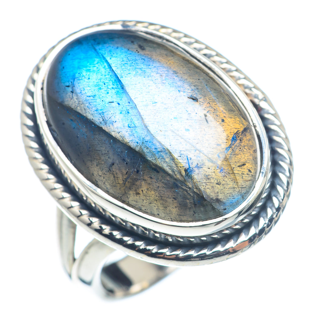Labradorite Rings handcrafted by Anasilvercos - RING72465
