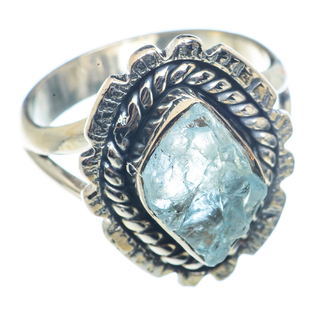 Aquamarine Rings handcrafted by Anasilvercos - RING72468