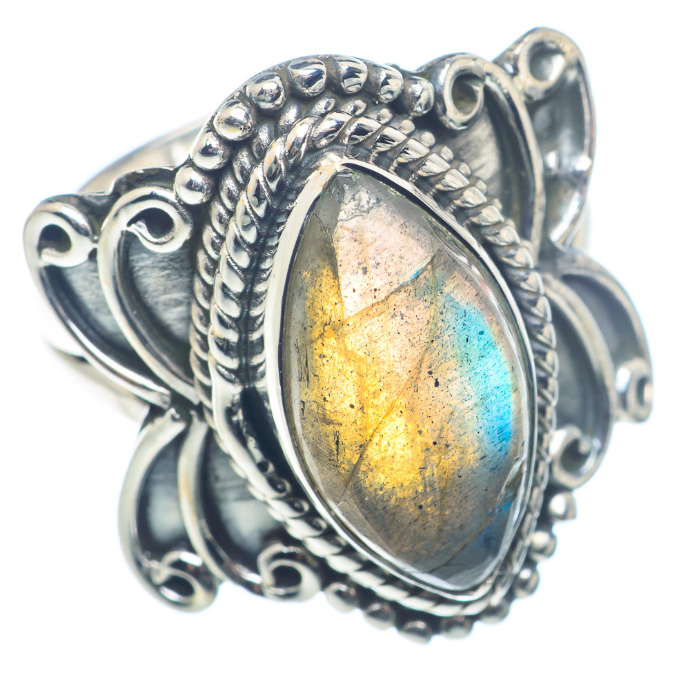 Labradorite Rings handcrafted by Anasilvercos - RING72472
