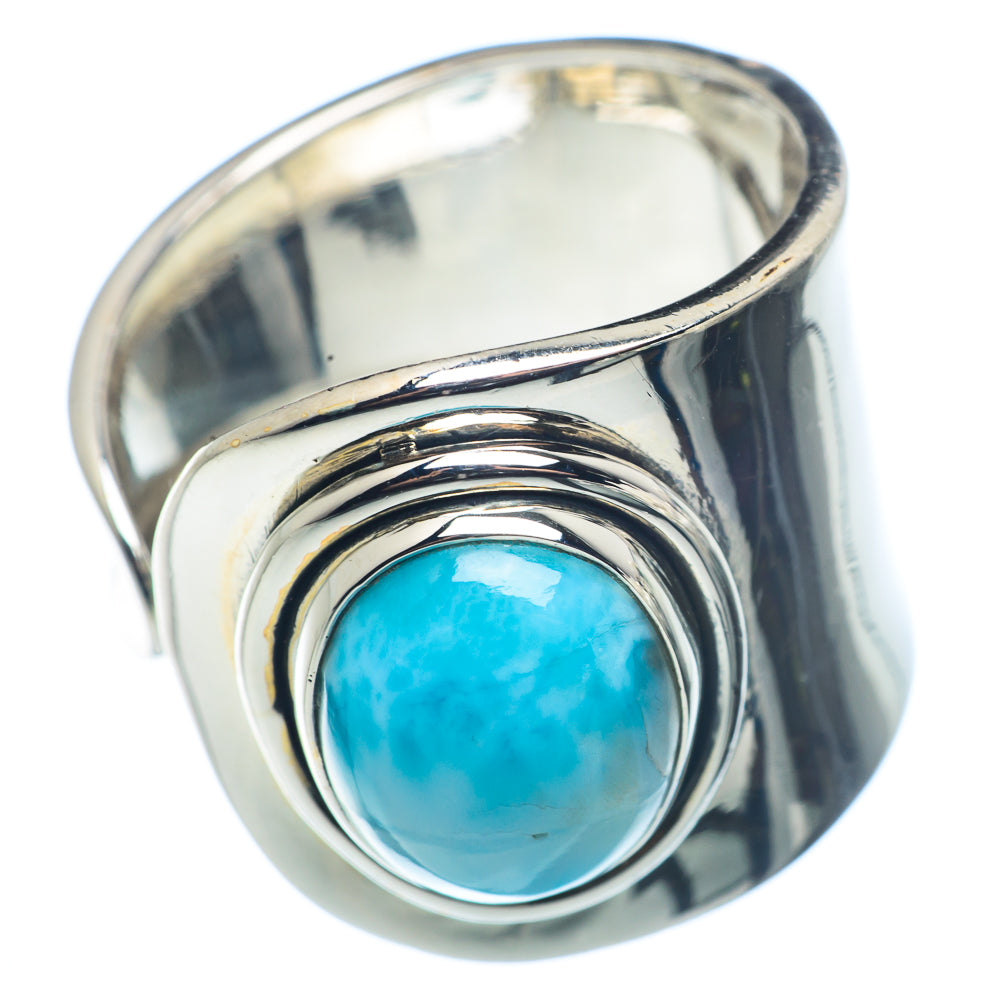 Larimar Rings handcrafted by Anasilvercos - RING72474