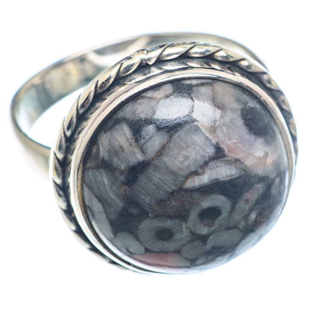 Crinoid Fossil Rings handcrafted by Anasilvercos - RING72482