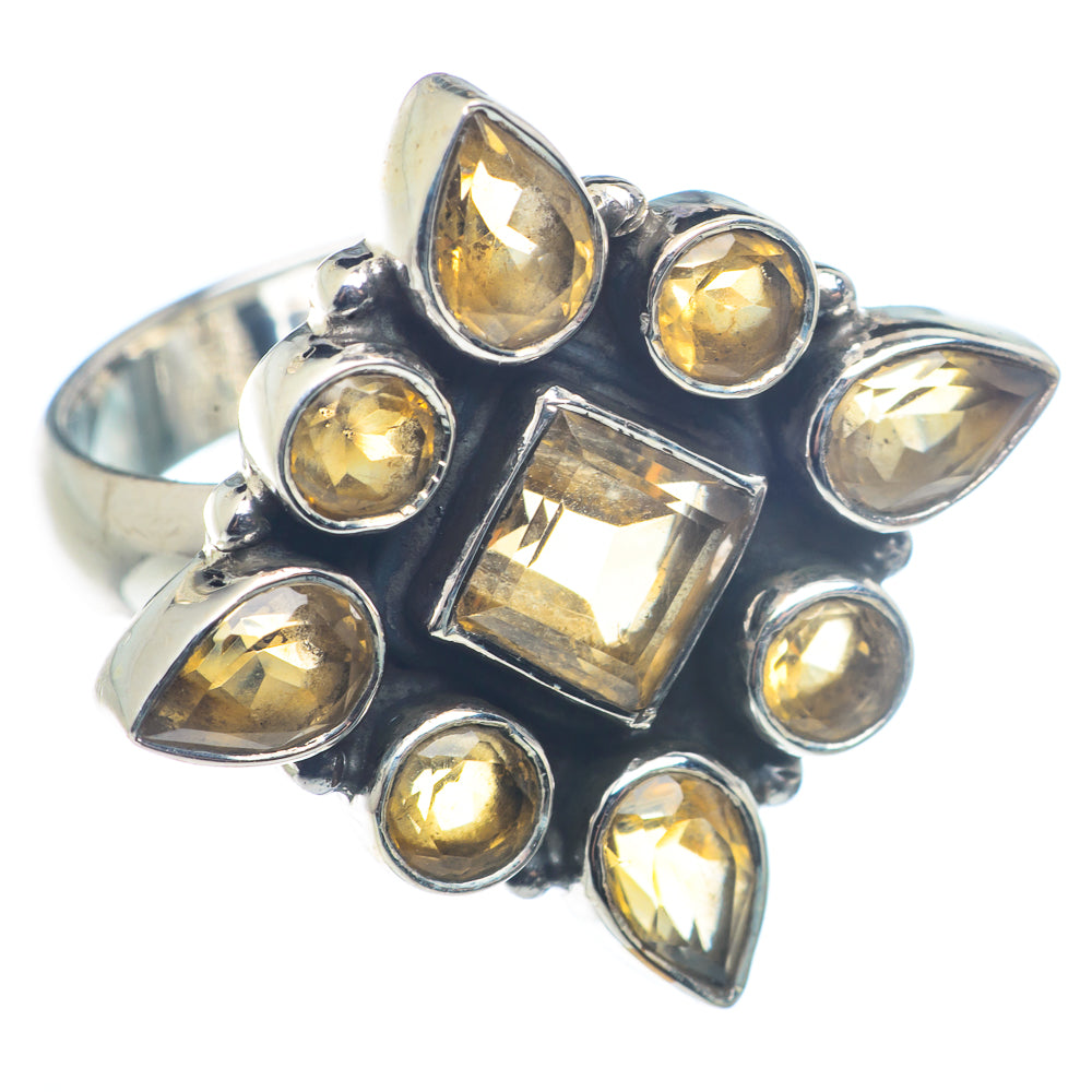 Citrine Rings handcrafted by Anasilvercos - RING72485