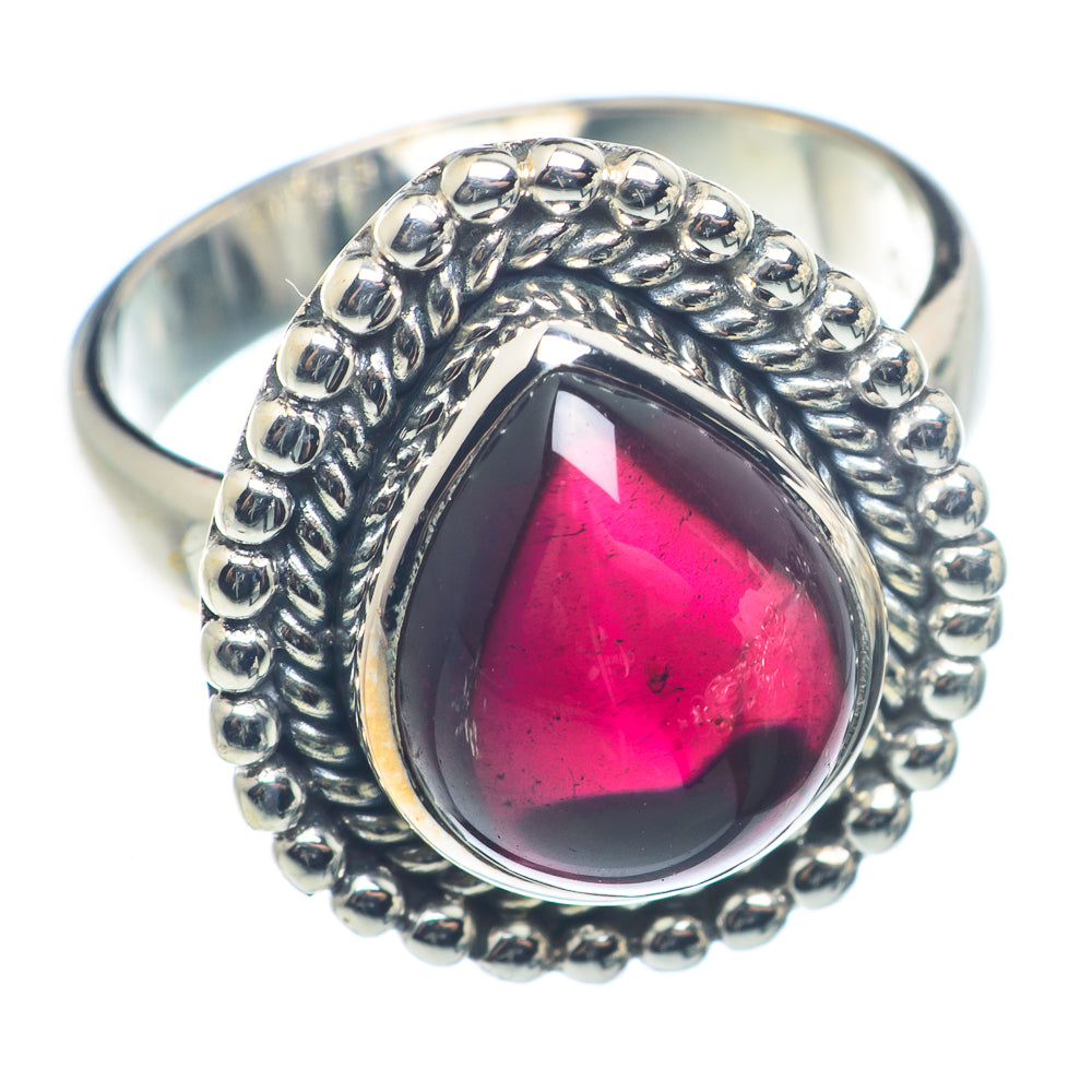Garnet Rings handcrafted by Anasilvercos - RING72491