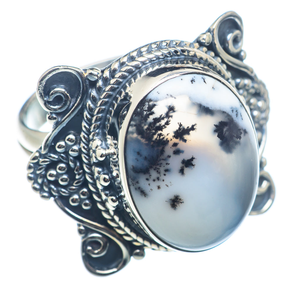 Dendritic Opal Rings handcrafted by Anasilvercos - RING72500