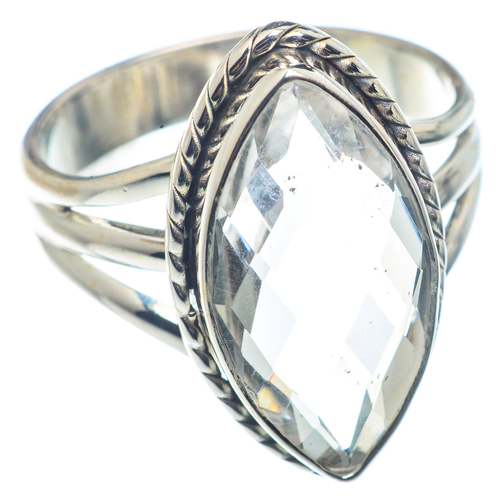 White Quartz Rings handcrafted by Anasilvercos - RING72501
