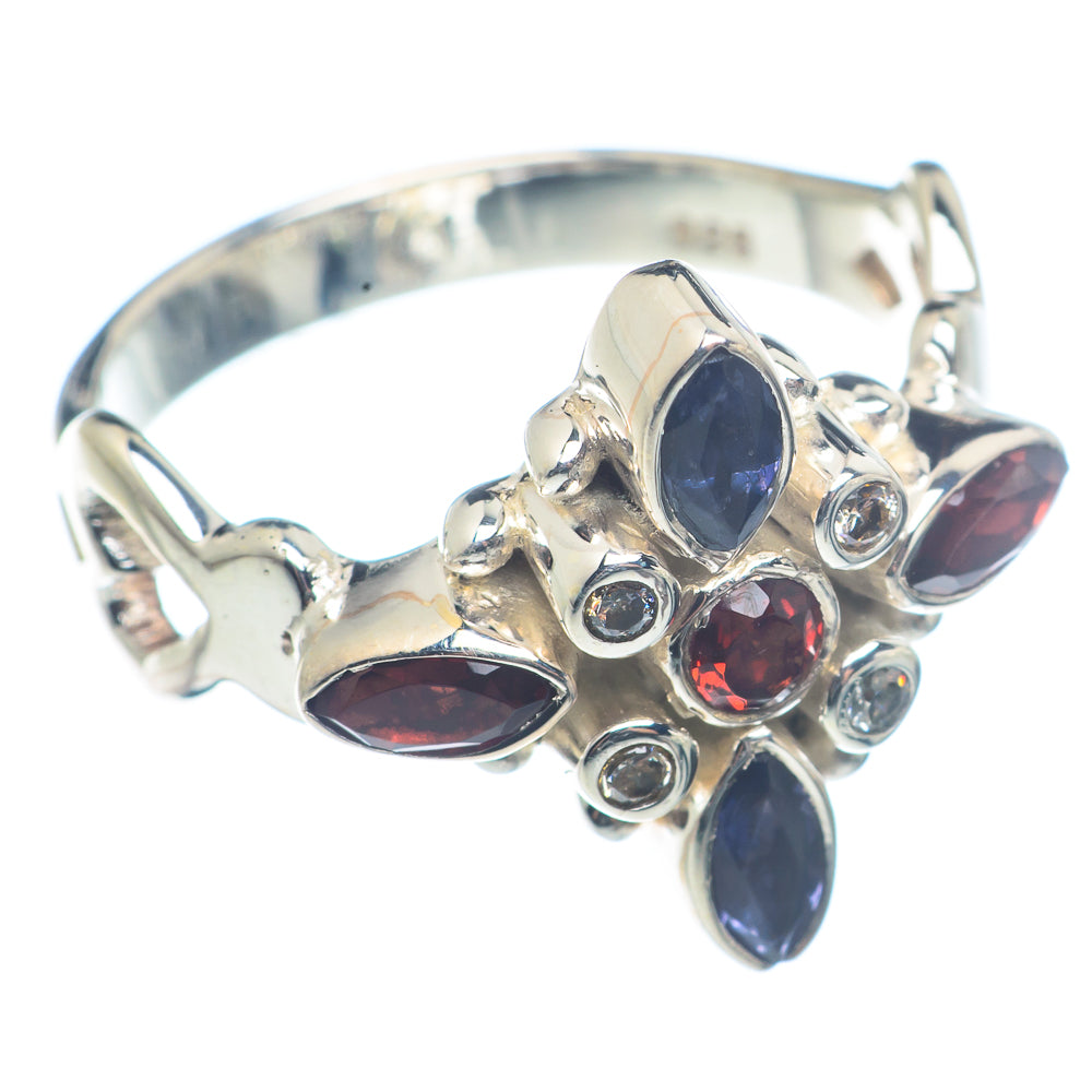 Garnet Rings handcrafted by Anasilvercos - RING72508