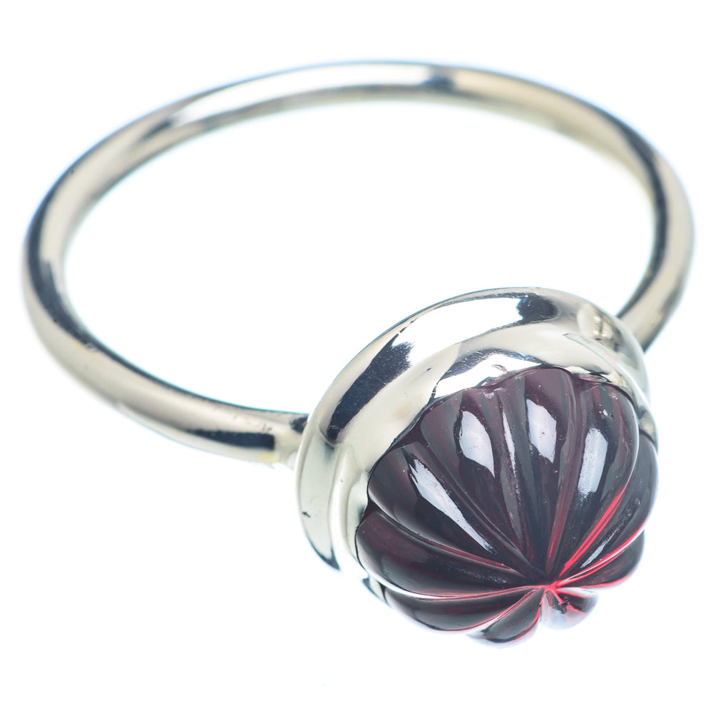 Garnet Rings handcrafted by Anasilvercos - RING72535