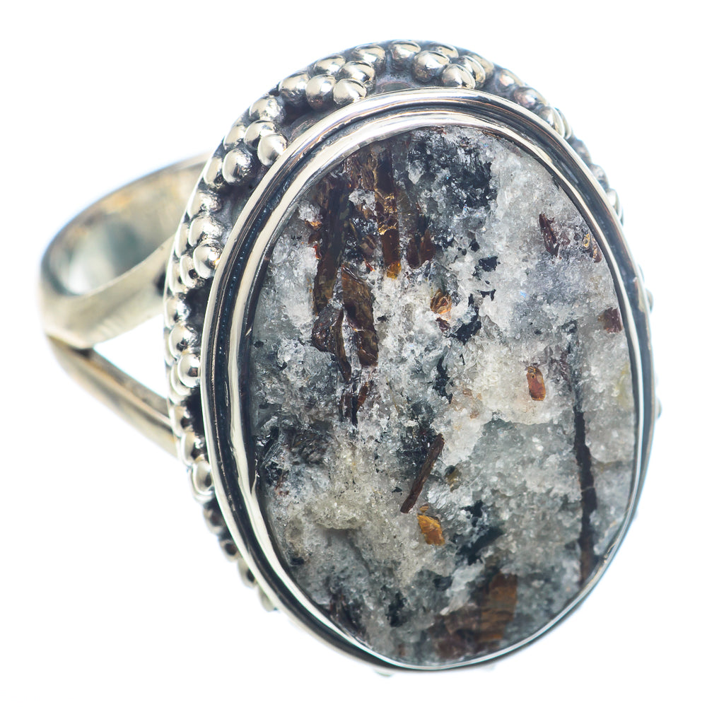 Astrophyllite Rings handcrafted by Anasilvercos - RING72568
