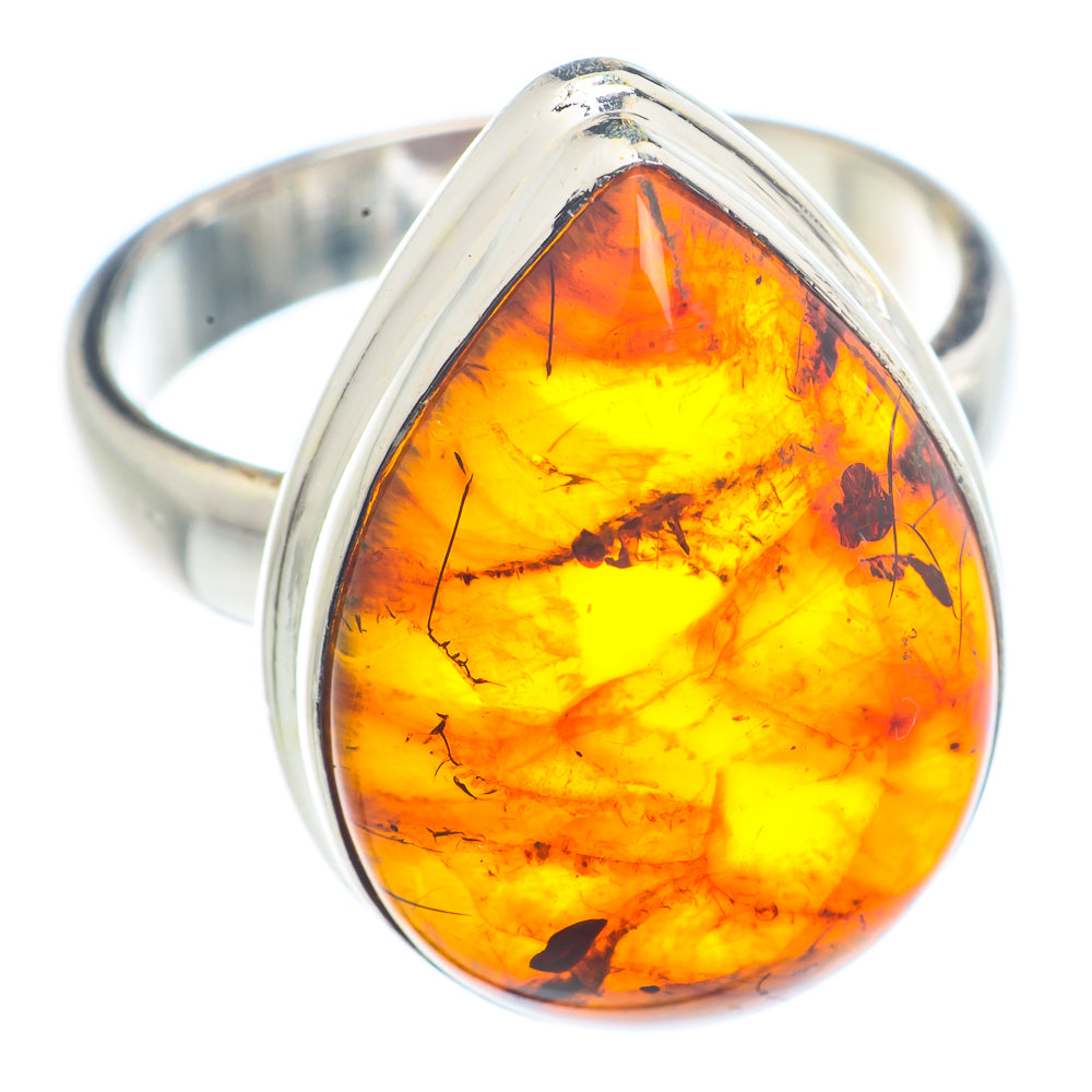 Baltic Amber Rings handcrafted by Anasilvercos - RING72572
