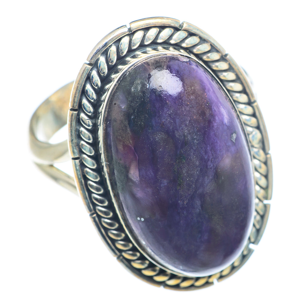 Charoite Rings handcrafted by Anasilvercos - RING72577