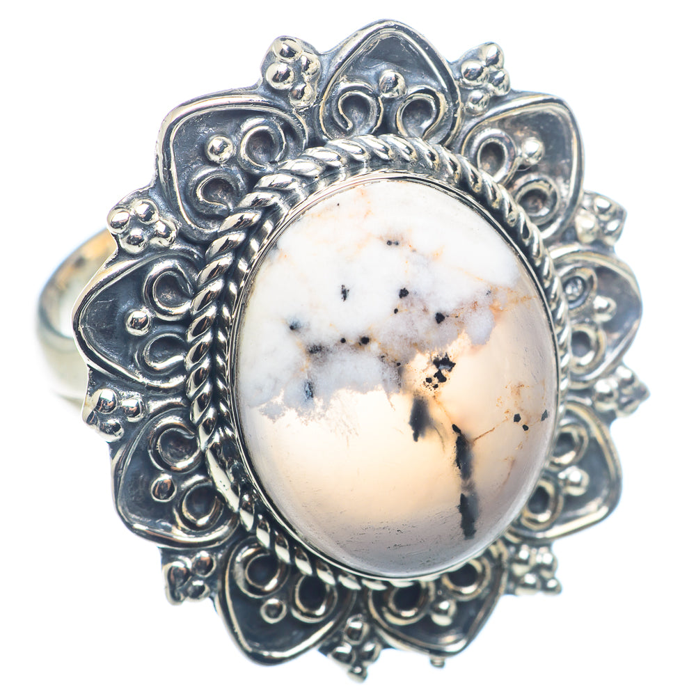 Dendritic Opal Rings handcrafted by Anasilvercos - RING72591