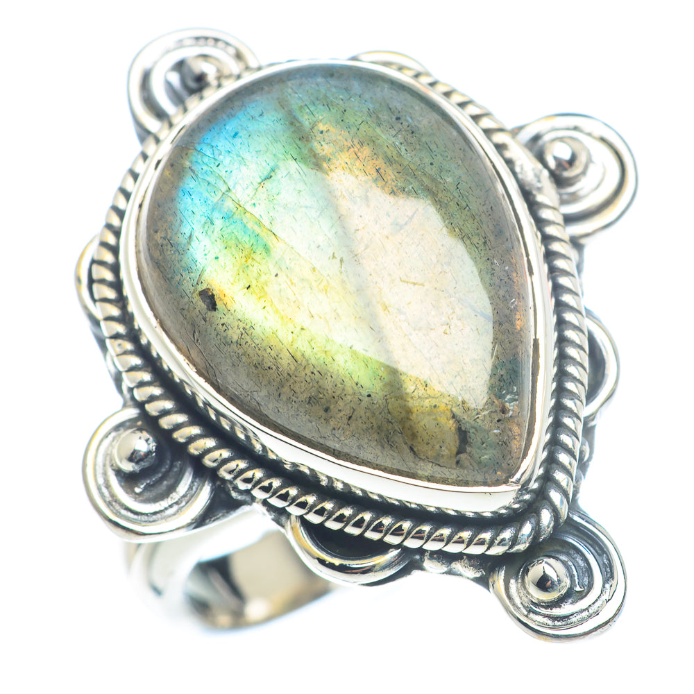 Labradorite Rings handcrafted by Anasilvercos - RING72592