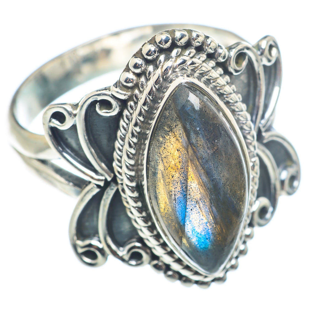Labradorite Rings handcrafted by Anasilvercos - RING72597