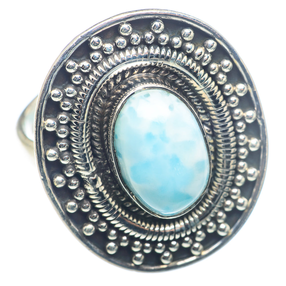 Larimar Rings handcrafted by Anasilvercos - RING72601