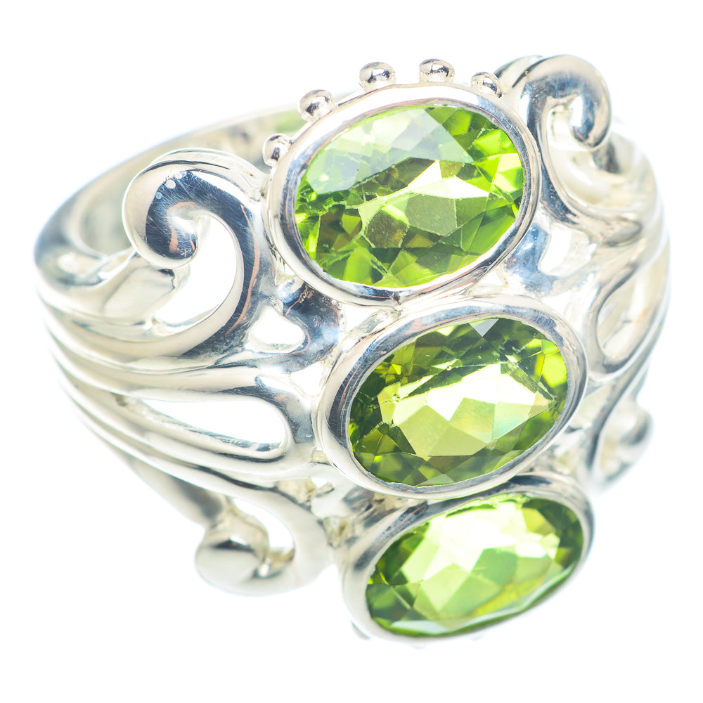Peridot Rings handcrafted by Anasilvercos - RING72604