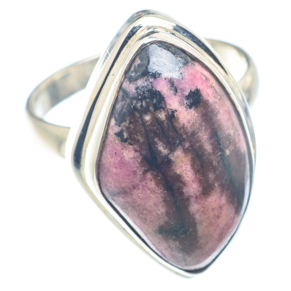 Rhodonite Rings handcrafted by Anasilvercos - RING72615