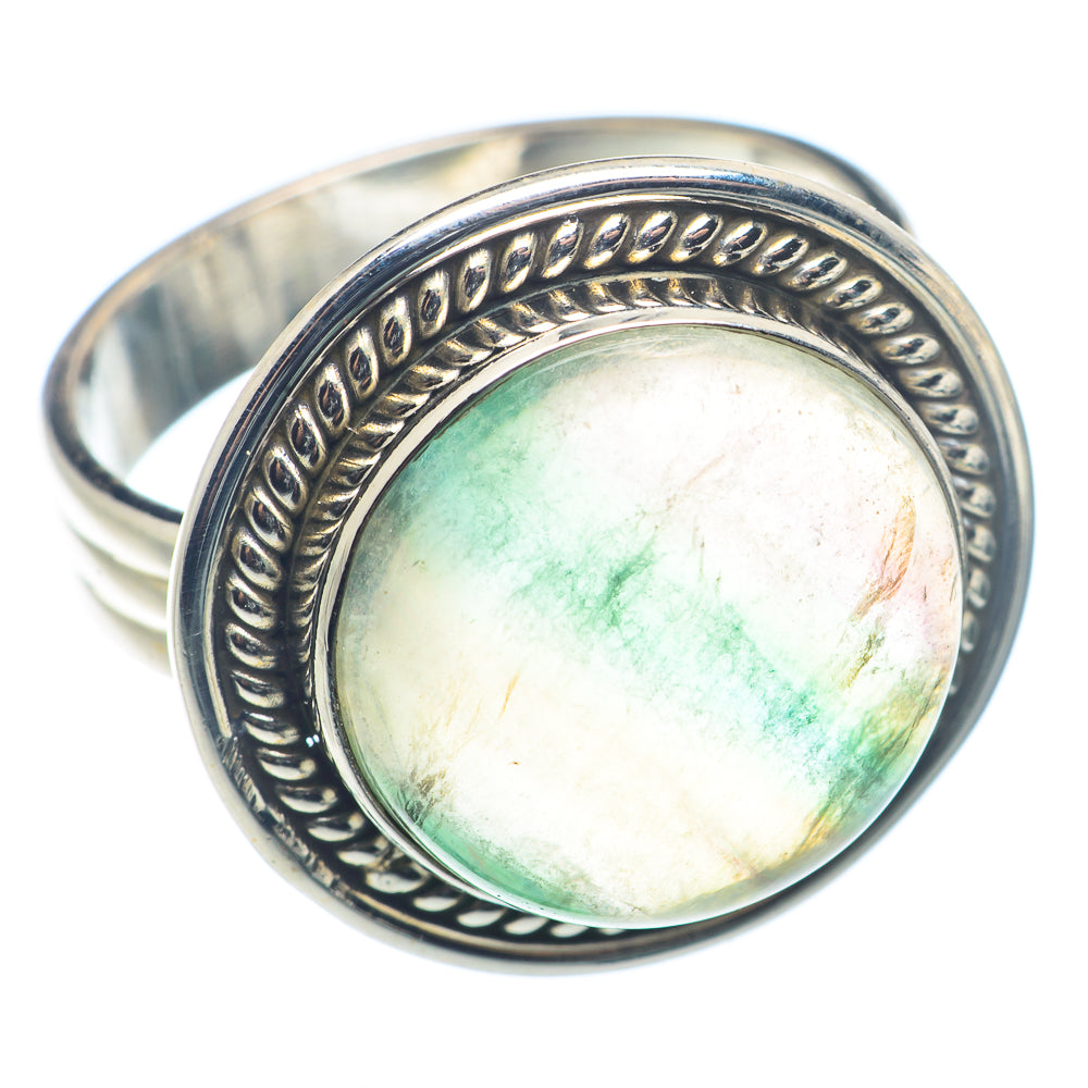 Green Fluorite Rings handcrafted by Anasilvercos - RING72631 - Photo 2