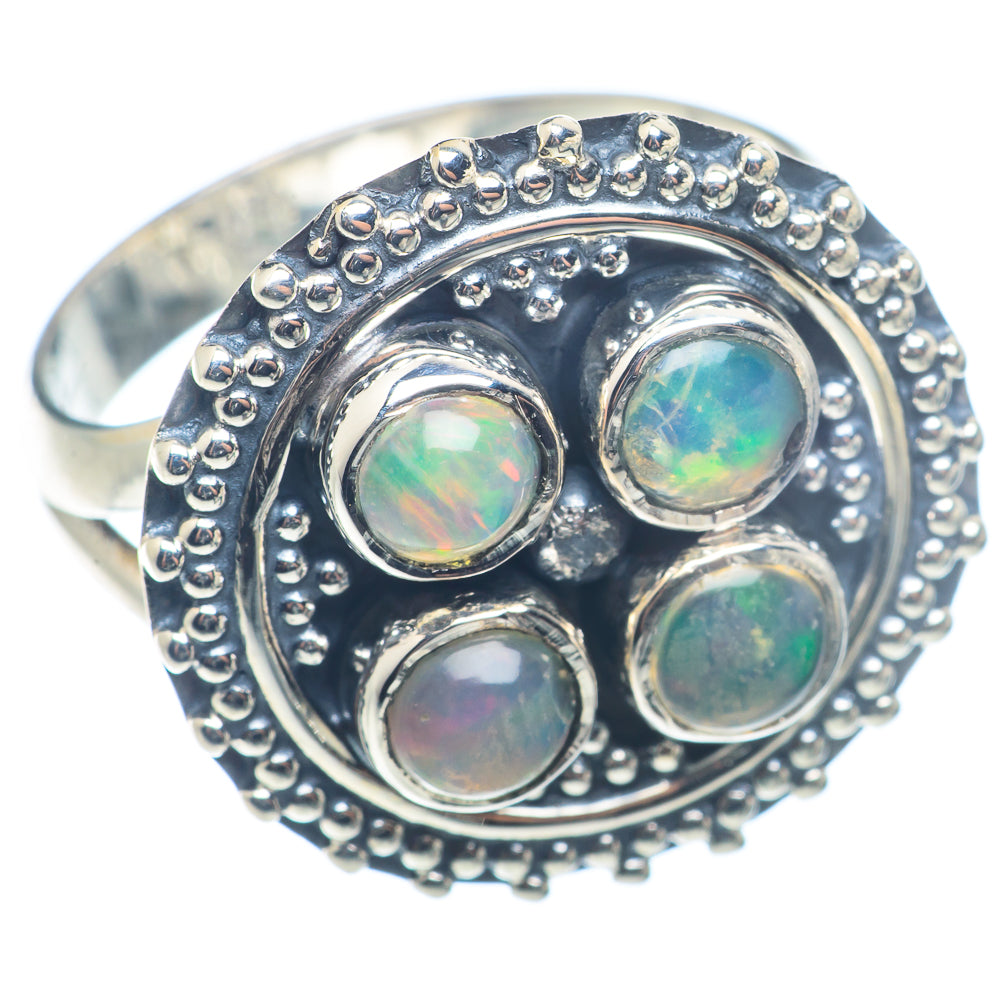 Ethiopian Opal Rings handcrafted by Anasilvercos - RING72633