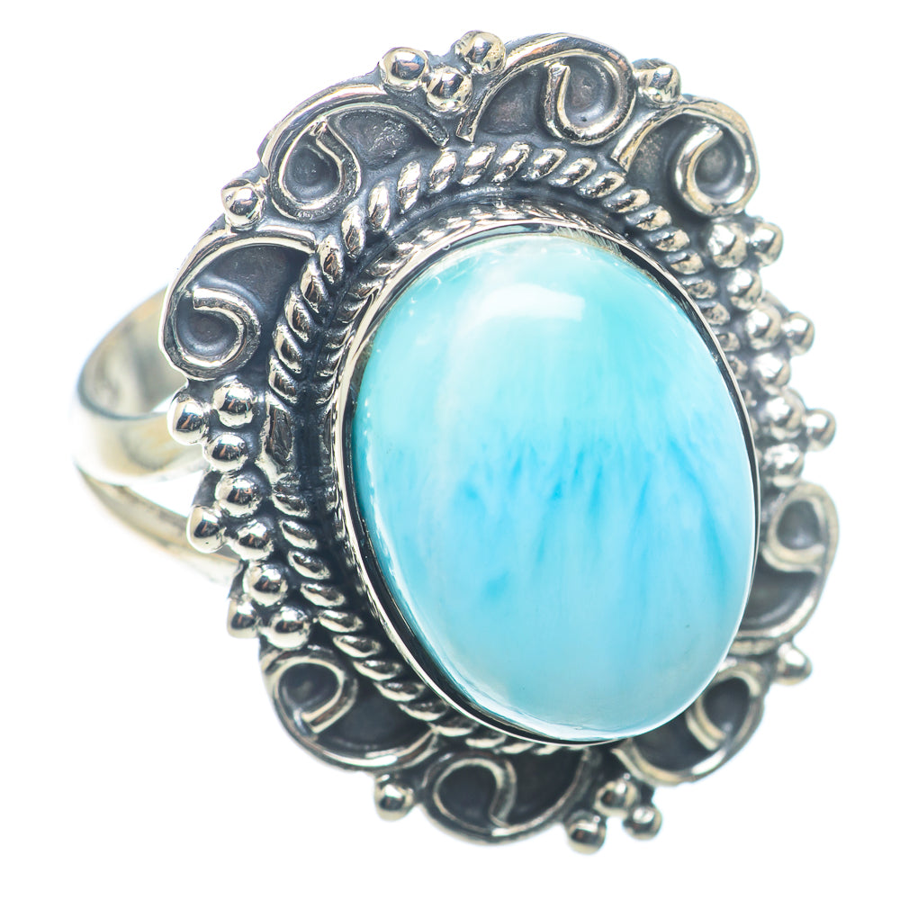 Larimar Rings handcrafted by Anasilvercos - RING72637